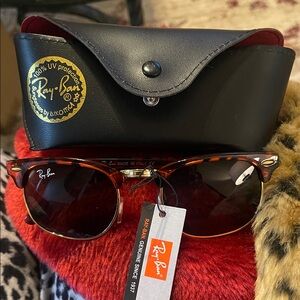 Ray-Ban Tortoise Sunglasses with Case NEW